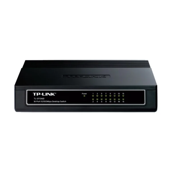 TP-Link TL-SF1016D 16 Port 10/100 Plastic Body Desktop Switch