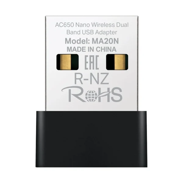 MERCUSYS MA20N AC650 Mbps Dual-Band Wi-Fi Nano USB Adapter